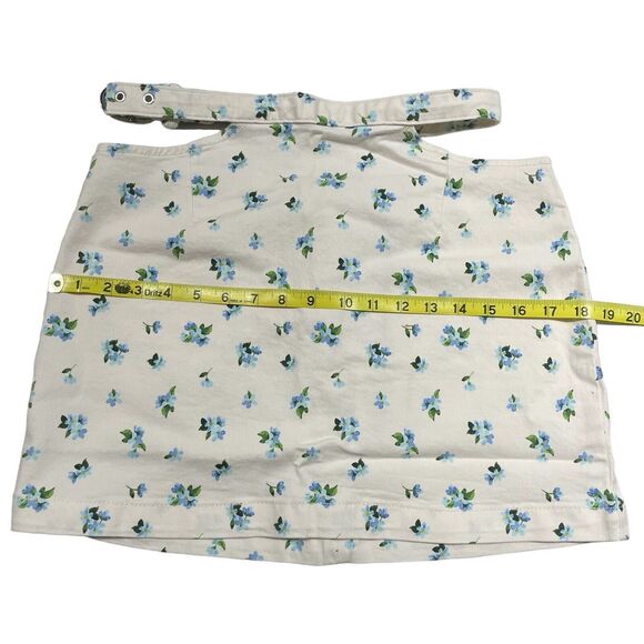 We Wore What Womens Skirt Women M Mini Cut Out Watercolor Ditsy Floral Preppy - Picture 6 of 11